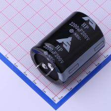 HPL222M35045FVA 牛角型电解电容 2200uF ±20% 200V