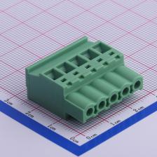 KF2EDGKB-5.08-5P 插拔式接线端子 插头 5.08mm 排数:1 每排P数:5
