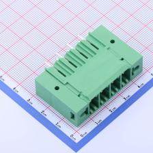 JL5EDGVHM-76204G01 插拔式接线端子 板端/插座-闭口 7.62mm 排数