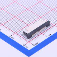 AFA07-S10FCC-00 FFC/FPC连接器 1mm P数:10 抽屉式 下接