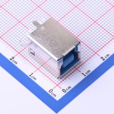 U-B-M9DD-W-2 USB连接器 Type-B 母座 直插