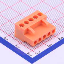 HT396K-3.96-5P 插拔式接线端子 插头 3.96mm 排数:1 每排P数:5