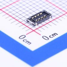 1042490817 板对板连接器 PIN：8 间距0.8mm 母 立贴