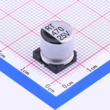 RT1E471M1010 贴片型铝电解电容 470uF ±20% 25V