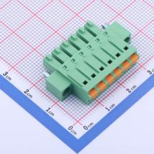 JL15EDGKNM-38106G01 插拔式接线端子 3.81mm 排数:1 每排P数:6