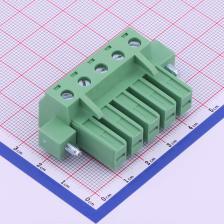KF2EDGSKM-7.62-5P 插拔式接线端子 插头 7.62mm 排数:1 每排P数: