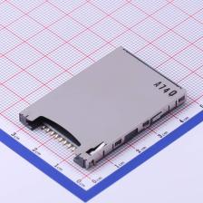 SCDB1C0101 SD卡连接器 自弹式 标准SD卡 卡座