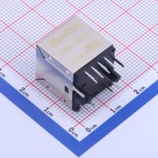 HR915310A 以太网连接器(RJ45 RJ11) RJ45 直插 带LED