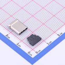 24007-UCAM001-N USB连接器 TYPE C 夹板