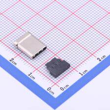 24007-UCAM001-N USB连接器 TYPE C 夹板