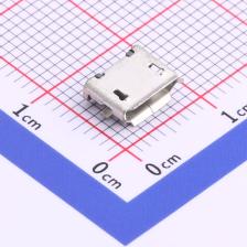 MICRO-03-P1-A1T2 USB连接器 Micro-B 母座 卧贴 有柱全贴片有卷 电子元器件市场 连接器 原图主图