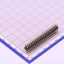 X6521WR-2x21H-C30D60 排针 2.54mm 2x21P 弯插 方针 高镀金 抗氧