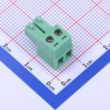 PF381-C02ASMN1 插拔式接线端子 插头 3.81mm 排数:1 每排P数:2