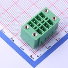 KF2EDGKVM-3.81-2*4P 插拔式接线端子 板端/插座-闭口 3.81mm 排