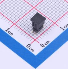 PZ127VS-12-04-H10-A38 排针 排针1.27mm 立贴 2x2P H1.0 加盖卷