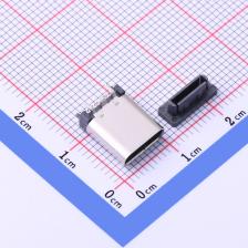 U263-243N-4BQC17-4 USB连接器 Type-C 母座 立贴