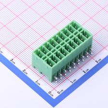 KF2EDGKRH-3.5-2*9P 插拔式接线端子 板端/插座-闭口 3.5mm 排数: