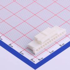 HX20022-13P 压线端子胶壳 2mm 1x13P 公胶壳 带扣 白色