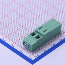 JL500HH-50802G01 螺钉式接线端子 5.08mm 排数:1 每排P数:2 直针