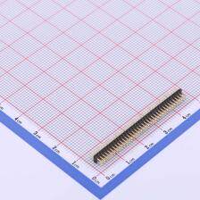 X1321WV-2x36J-C30D23 排针 1.27mm 2x36P 直插 方针
