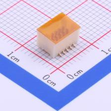 A1001WV-SF-2X05PD01 线对板/线对线连接器 1mm 2x5P 带定位柱镀