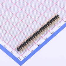 X4621WV-2x29I-C28D40 排针 2mm 2x29P 直插 方针