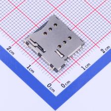 SMC-202S-ARP7 SIM卡连接器 自弹式 MicroSIM卡 卡座 7P