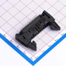 CS-1200WS-20(L16.0) IDC连接器(牛角/简牛) 勾勾牛角2.54 180度