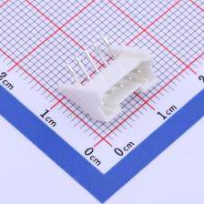 X2000WR-05A-PTSN 线对板/线对线连接器 2mm 1x5P 弯插 带扣 K脚