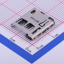 WQ21823-DES1-7F SD卡连接器 自弹式 MicroSD卡(TF卡) 卡座