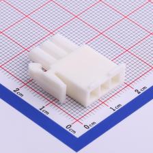 HX41405-3P 压线端子胶壳 4.14mm 1x3P 公胶壳 白色 mini-univers