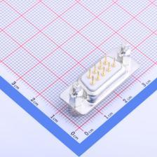 D-DMSC09PF-F001 D-Sub/DVI/HDMI连接器 DMSC-9S 母头 直插 车针