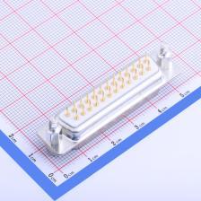 D-DMSC25PM-F001 D-Sub/DVI/HDMI连接器 DMSC-25P 公头 直插 车针