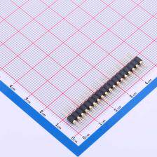 PZ254-1-18-Z-C 排针 2.54mm 1x18P 直插 圆针