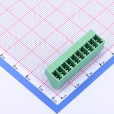 JL15EDGLC-35010G01 插拔式接线端子 3.5mm 排数:1 每排P数:10 绿