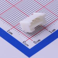 HX20018-4A 线对板/线对线连接器 2mm 1x4P 直插 带扣 白色