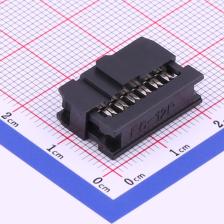 531412YBS0BW02 IDC连接器(牛角/简牛) 2.54mm 每排P数:6 排数:2