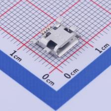 920-F52A2021S10105 USB连接器 Micro-B母座沉板沉板式0.7有边