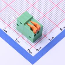 JL141V-25402GA1 弹簧式接线端子 2.54mm 每排P数:2 排数:1
