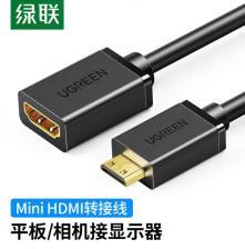20137 电线电缆和配件 Mini HDMI转HDMI母头转接短线 20cm