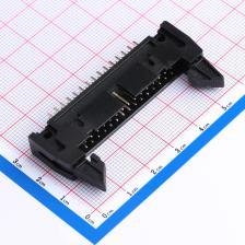 CS-1200WS-30(L16.0) IDC连接器(牛角/简牛) 勾勾牛角2.54 180度