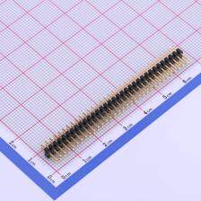 X4621WV-2x33I-C28D40 排针 2mm 2x33P 直插 方针