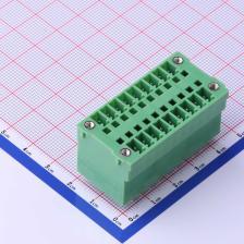 KF2EDGVHM-3.81-2*9P 插拔式接线端子 板端/插座-闭口 3.81mm 排