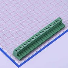 DB2EK-5.08-23P-GN-S 插拔式接线端子 插头 5.08mm 排数:1 每排P