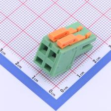 KF2EDGDJ-5.0-2P 插拔式接线端子 插头 5mm 排数:1 每排P数:2