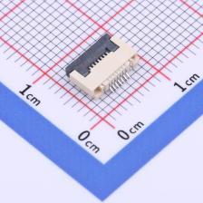 FPC-0.5FX-7PWBH20 FFC/FPC连接器 0.5mm P数:7 翻盖式 下接 H2.0