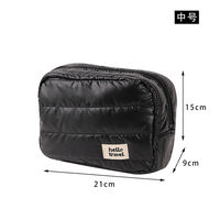 Cloud Makeup Bag, waterproof, portable, large-capacity cosmetics, down storage bag, three-dimensional toiletry bag for business trips and travels thumbnail 3