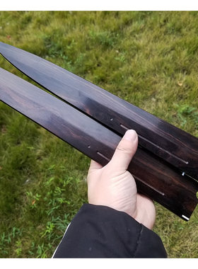 日本传统厨刀 柳刃先丸切付用 黑檀木 刀鞘