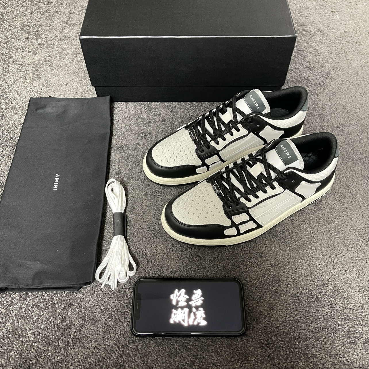 Amiri Skel Top Low 骨头骨骼 Trainer 运动鞋 休闲板鞋