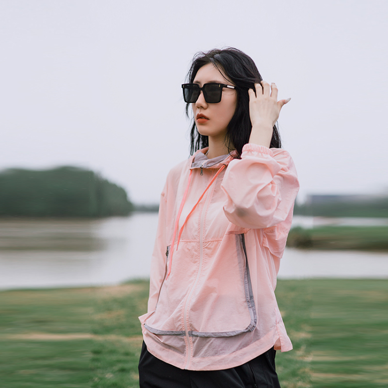防晒衣女款2025新款防紫外线夏季透气户外运动速干外套轻薄皮肤衣